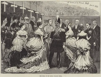 De sjah in de Royal Italian Opera